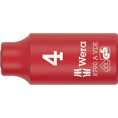 Wera 8790 A VDE 05005930001 Dop (zeskant) Dopsleutelinzetstuk 4 mm Wera 8790 A VDE 05005930001 Dop (zeskant) Dopsleutelinzetstuk 4 mm