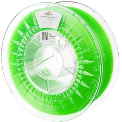 Spectrum Filaments 80888 PLA Crystal Filament PLA kunststof Verhoogde extrusionsrate 1.75 mm 1000 g Neon-groen 1 stuk(s)