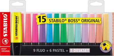 Stabilo boss deskset, 15st. - thumbnail