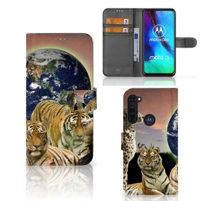 Motorola Moto G Pro | Telefoonhoesje | Met pasjeshouder | Roofdieren Motorola Moto G Pro | Telefoonhoesje | Met pasjeshouder | Roofdieren