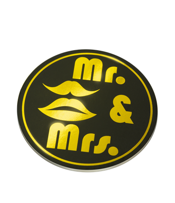Onderzetters Mr. & Mrs.