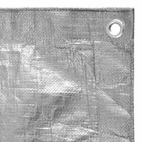 VidaXL Dekzeil 180 g/m² 4x6 m hdpe grijs - thumbnail