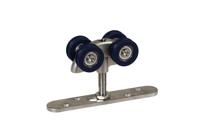 57/180/SS-Soltaire 180 hangrol met vlakke plaat rvs - thumbnail