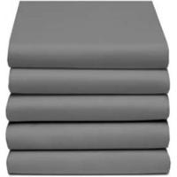 Cinderella hoeslaken basic katoen 160x200 antraciet - thumbnail