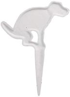 Hondenbordje wit no / Esschert Design - thumbnail