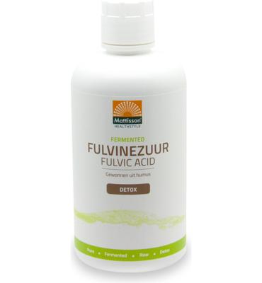 Mattisson Fermented fulvine zuur - fulvic acid 1000 Milliliter