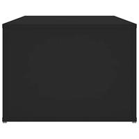 Salontafel 100x50x36 cm bewerkt hout zwart - thumbnail