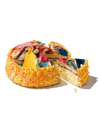 HEMA Fototaart rond 8 p.