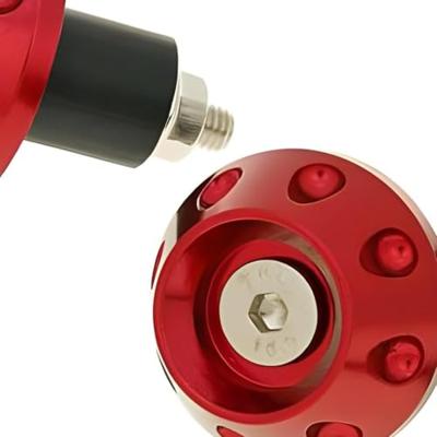 Vicma Handlebar plugs 13.5 mm red, 781rj