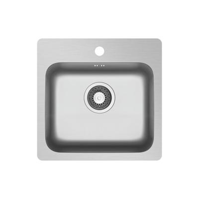 Wastafel Inbouwspoeltafel Go By Van Marcke Lia 46x45Cm RVS