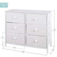 Ladenkast Max Home Wit 80 x 62 x 30 cm - thumbnail