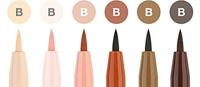 Faber Castell fc-167167 pitt artist pens brush portrait 6 stuks - thumbnail