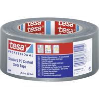 Tesa Weefseltape | zilver-mat | lengte 25 m | breedte 50 mm wiel | 5 stuks - 04688-00047-00 04688-00047-00 - thumbnail
