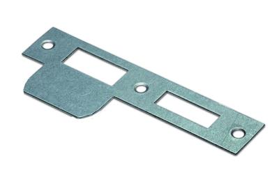 Dulimex Sluitplaat rechte hoeken voor veiligheidsslot skg2 profielcilindergat 55 mm