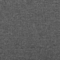 Hoofdbord met randen 83x23x118/128 cm stof donkergrijs - thumbnail
