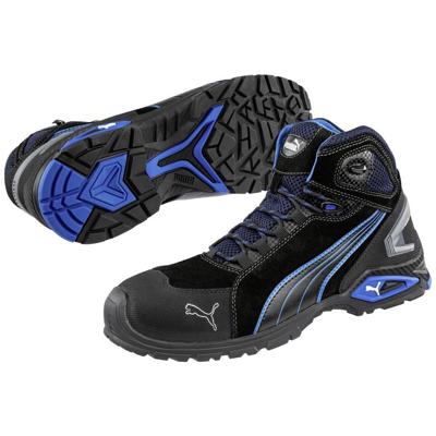 PUMA Rio Black Mid 632250-46 Hoge veiligheidsschoenen S3 Schoenmaat (EU): 46 Zwart, Blauw 1 stuk(s)