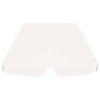 Vervangingsluifel voor schommelbank 150/130x105/70 cm wit - thumbnail