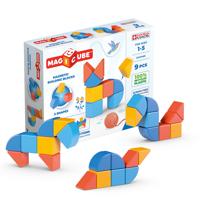 Magnetische blokken - GEOMAG - Magicube 208 - 9 stuks - Verschillende vormen - Dieren - Gerecycled plastic - thumbnail