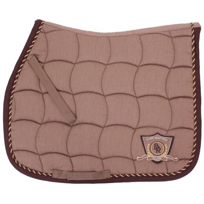 BR Melange dressuuur zadeldek bruin maat:dr full