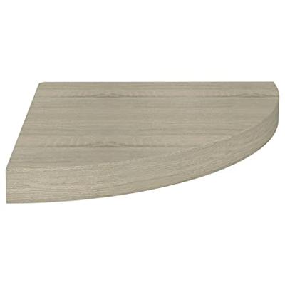 VidaXL Hoekschap zwevend 35x35x3,8 cm mdf eikenkleurig