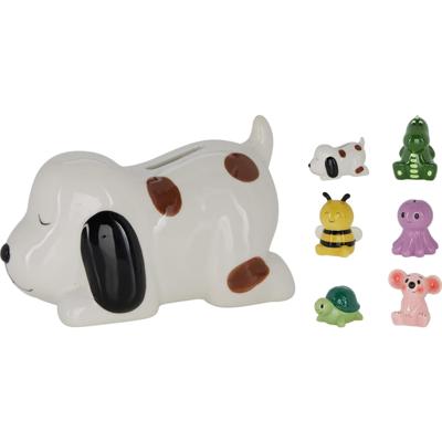 Home & Styling Spaarpot dieren 13cm 6 assorti
