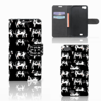 Wiko Lenny Telefoonhoesje met Pasjes Koetjes - thumbnail