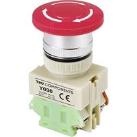 TRU COMPONENTS Y090 Noodstopschakelaar 5 A 1x NC IP40 1 stuk(s) - thumbnail