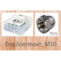 Bofix dop/siermoer m10 rvs (25st) - thumbnail