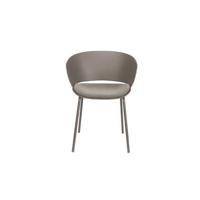 Giga Meubel - Eetkamerstoel Grijs - Jessica - Set van 4 - thumbnail