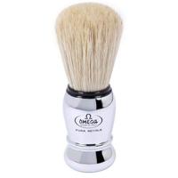 Omega scheerkwast varkenshaar chrome handvat 10cm - thumbnail