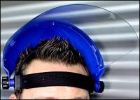 Leipold Doehle 2669 Gezichtsscherm Blauw, Transparant EN 166 DIN 166 - thumbnail