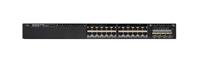 Cisco Catalyst 3650-24PD-E Switch, C3, Management, 24 x 10/100/1000 (PoE+) + 2 x 10 Gigabit SFP+, Desktop-PC, Rackmontage, PoE+ (390 W) - thumbnail