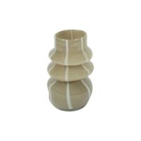 Countryfield Vaas sweet rib s grijs ø15,5xh24cm - thumbnail