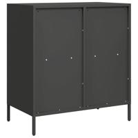 Dressoir 68x39x73,5 cm koudgewalst staal zwart - thumbnail