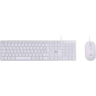 Bedraad toetsenbord en muiscombinatie - BLUESTORK - KB Mac - Mac-compatibel - Wit