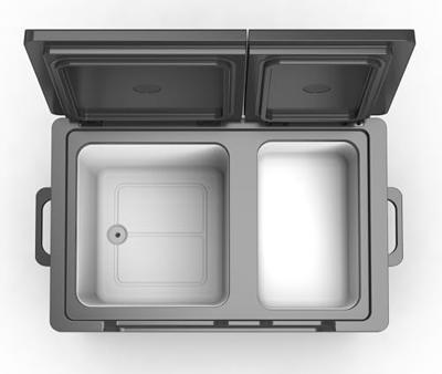 T.I.P. - Technische Industrie Produkte Icebox 50 DUAL Koelbox Energielabel: D (A - G) Compressor 12 V, 24 V, 230 V Grijs, Zwart 44.4 l -20 tot +20 °C