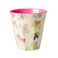 Melamine kinderbeker BUTTERFLY 250 ml rice beige - thumbnail