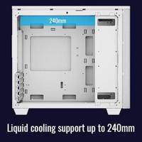 Aerocool stormfront mini mini tower behuizing (wit | 2x usb-a | 1x usb-c | window) - thumbnail