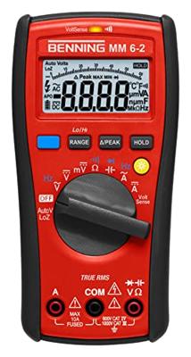 Benning MM 6-2 Multimeter Digitaal CAT III 1000 V, CAT IV 600 V Weergave (counts): 6000