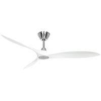 CasaFan ECO AIRSCREW 152 BN-MW Plafondventilator 28 W (Ø x h) 1520 mm x 275 mm Chroom Met afstandsbediening, Met wintermodus - thumbnail