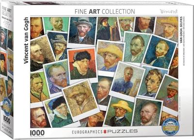 Vincent van Gogh Selfies Puzzel 1000 Stukjes