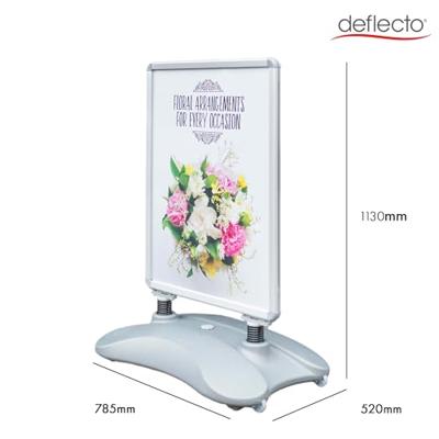 Deflecto A1 stoepbord met voet