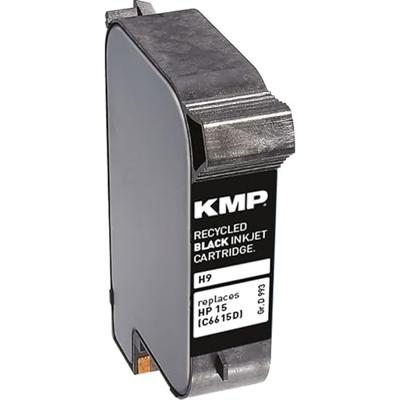 KMP Inktcartridge vervangt HP 15, C6615DE Compatibel Zwart H9 0993,4151 KMP Inktcartridge vervangt HP 15, C6615DE Compatibel Zwart H9 0993,4151