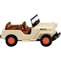 Wiking 0010 01 H0 Auto Willys Jeep CJ-3A, elfenbeige - thumbnail