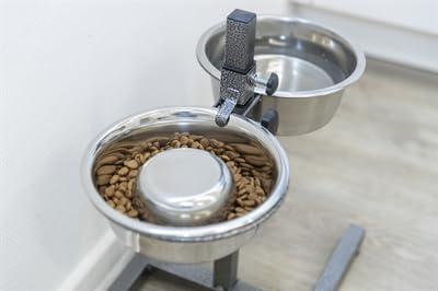 Trixie voerbak hond slow feeding rvs - thumbnail