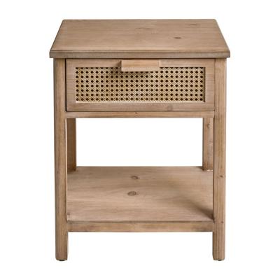 Webbing nachtkastje Bandung - naturel - 48x36x60.5 cm Webbing nachtkastje Bandung - naturel - 48x36x60.5 cm