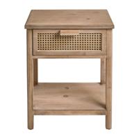 Webbing nachtkastje Bandung - naturel - 48x36x60.5 cm - thumbnail