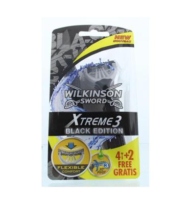 Wilkinson Xtreme III black edition 4 + 2 st (6 st)