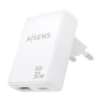Oplader Aisens ASCH-30W2P074-W Wit 30 W - thumbnail