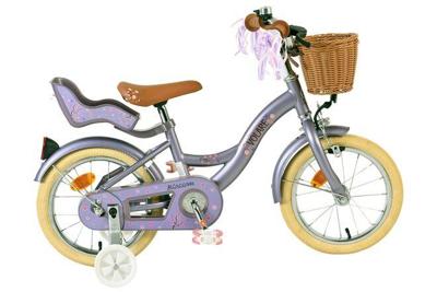 Volare blossom kinderfiets - meisjes - 14 inch - paars Volare blossom kinderfiets - meisjes - 14 inch - paars